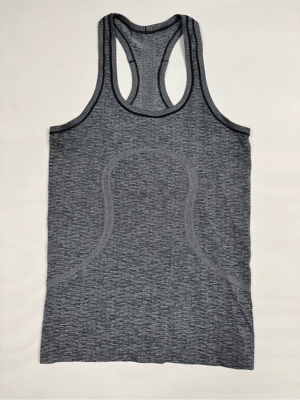Lululemon Swiftly Tech Racerback Tank Black White Women’s 6 Retail $58